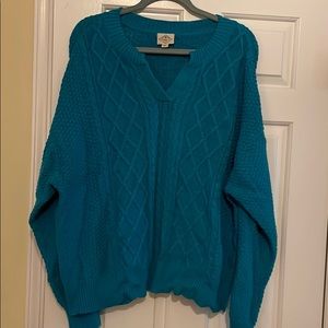 Turquoise sweater